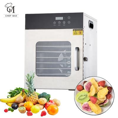 China Chefmax Drying Fruit 8/12 Layer Computer Panel Control Industrial Fruit Dehydrator Commercial Fruit Dryer Drying Machine for sale