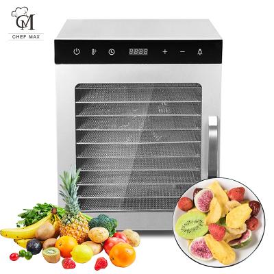 China Restaurant Chefmax 10 Layers Control Dryer Panel Computer For Fruit Food Dehydrator Solar Proofer for sale