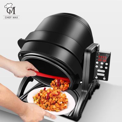 China Stainless Steel Fashion Design Chain Catering Intelligent Take Away Electric Drum Cooking Machine With CE for sale