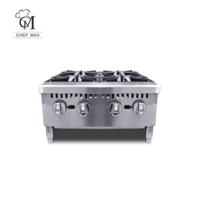 China Commercial Customized Meat Processing Plants Countertop 2 Burner Gas Cooker Oven Cooking Pot Stove for sale