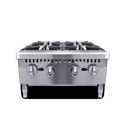 China Hotel Industrial Custom Countertop 2 4 6 Burner Gas Cooker Oven Cooking Pot Stove for sale