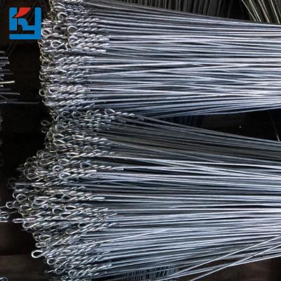 China Durable High Tensile 12 Gauge Electro Galvanized Single Loop Bullet Ties Cotton Packing Tie Wire for sale