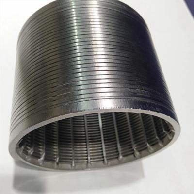 China Architecture & Construction Wedge Wire Sheet Stainless Steel Water Well Screen Wedge Wire Screen for sale