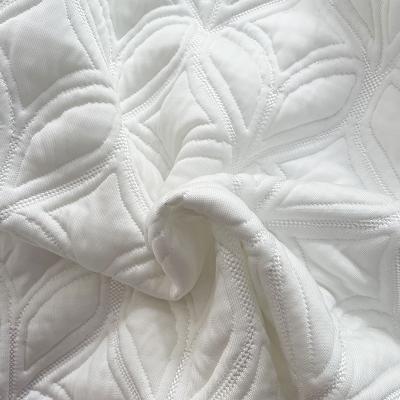 China Stretch Haichun Home Textiles Fabric PE Cobra Pattern Knitted Solid Color Mattress Cooling Fabric for sale