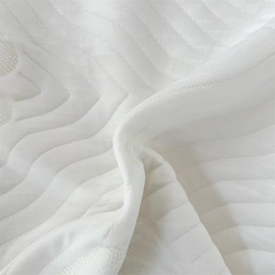 China Stretch Jacquard Fabric Solid Color Polyester Mattress Fabric for sale