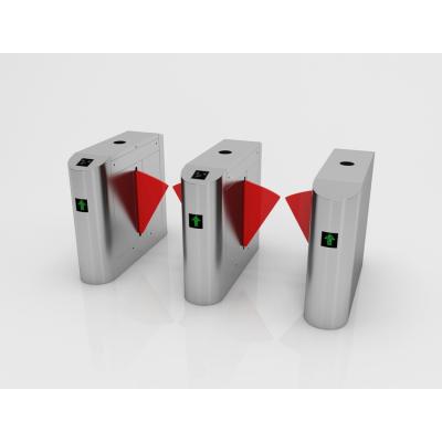 China Security Access Control Management Manufacturer Supplier High Quality Qr Code Fingerprint Face Recognition Flap Barrier High Speed ​​Gate For Company for sale