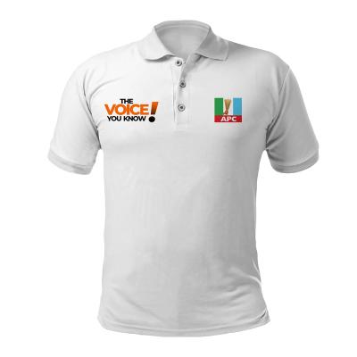 China Anti-wrinkle Election Polo Shirt manufactory, election shirt political promotional tee shirts election campaign with custom printed logo for sale