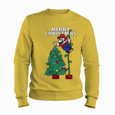 China Anti-wrinkle Custom Fashion Christmas 3d Digital Printed Pullover Men'S Sweatshirt And Hoodie Custom Pullover Cotton 300g OEM/ODM for sale