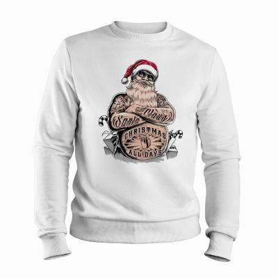 China Anti-wrinkle Christmas Sweater Blank Sweatshirt Streetwear Plus Size Unisex 3d Digital Printed Pullover And Hoodie Custom Cotton 300g for sale