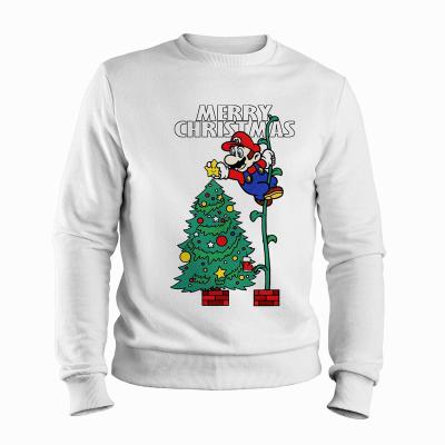 China Anti-wrinkle Custom Fashion Christmas 3d Digital Printed Pullover Men'S Sweatshirt And Hoodie Custom Pullover Cotton 300g OEM/ODM for sale