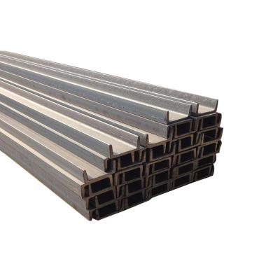 China Steel Channel Support System Standard Size Single U Channel Heavy Steel for sale