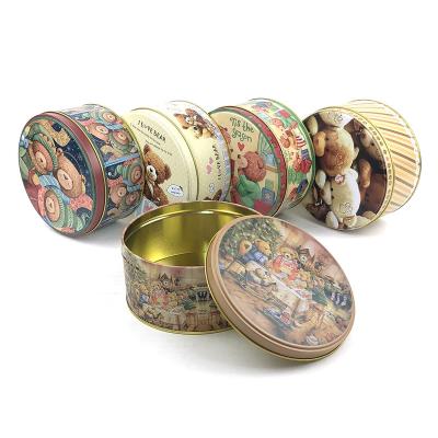 China Paint Factory High Quality Small Cookies Food Tin Tin Boxes Customized for sale