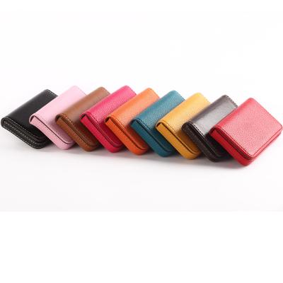 China ENGLAND STYLE Wholesale Custom Logo PU Leather Name Card Card Holder for sale