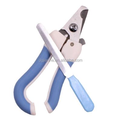 China Soft Plastic Toe Grip Dog Cat Pet Folder Nail Clippers for sale