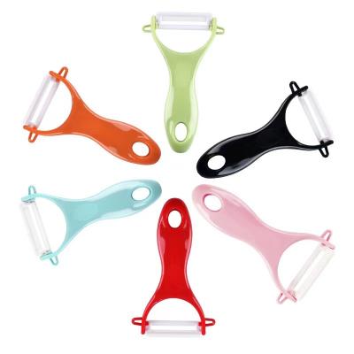 China Factory Stocked Directly Sell Ceramic Fruit Vegetable Peeler Peeler Zester Potato Cutter Grater Kitchen Tool for sale