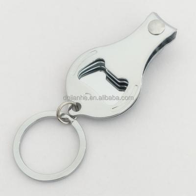 China Logo Customized Nail Cutter Manicure Set Opener Toe Key Chain for sale