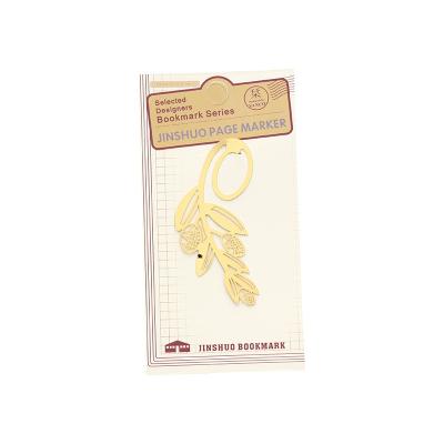 China China best price of custom metal gold paint bookmarks for books with good quality for sale