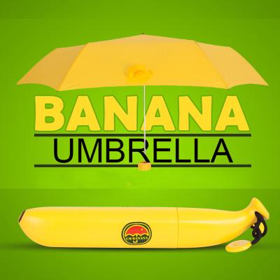 China Vintage Banana Umbrella For Kids Promotion Custom Logo Prints Cheap Umbrella Banana Shape for sale