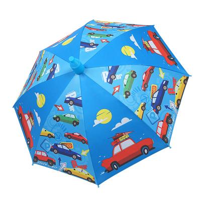 China Cute Children Umbrella Maker Cartoon Kids Umbrella For Rain With Anti-drip Cover Plastic Fashion Straight Umbrella for sale