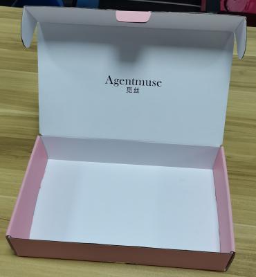 China Matt Lamination Recyclable Corrugated Mailing Box Recyclable Stamping Box for sale