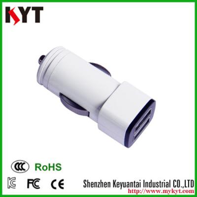 China Dual Port USB Car Charger for sale