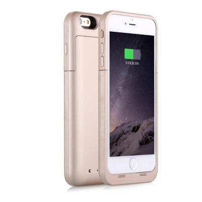 China New Power Bank Smart Rechargeable Portable External Cell Phone Battery Case For Iphone 6 Plus zu verkaufen