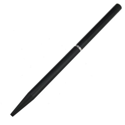 China office & School Pen Slim Metal Ballpoint Pen Without Clip Black Slim Ballpoint Pen for sale