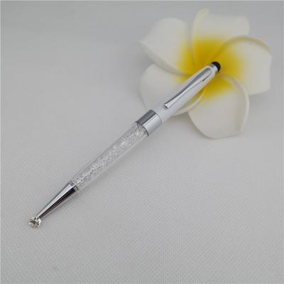 China office & School Pen Colorful Touch Screen Crystal Ball Pen Stylus Crystal Pen for sale