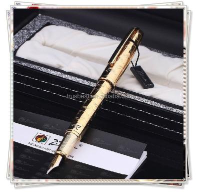 China The Other XJ-P918 Metal Gold Picasso Gold Plating Dreamy Fountain Pen, Christmas Gift Pen for sale