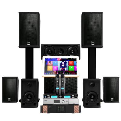 China theater & Karaoke Two In One ATSH X6 7.1 Home Theater System Professional 7.1 Audio Surround Speaker With Karaoke Machine Karaoke Speaker Voice On Demand for sale