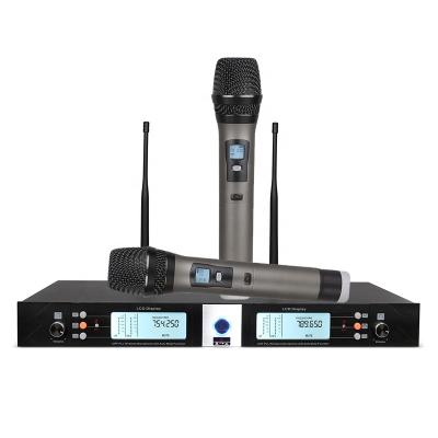 China 2021 Handheld Microphone Atsh Ktv Professional Wireless Karaoke Microphone 2021 For Home Or Bar for sale