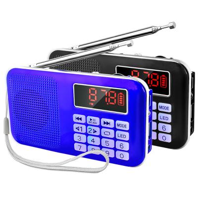 China Dewant L-318 Large LED Screen PORTABLE High Quality Radios with Long Playtime 1700mAh Rechargeable Battery for sale