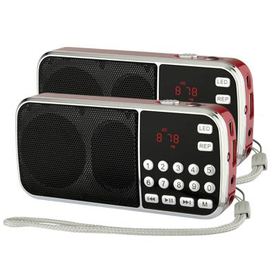 중국 Dewant L-088 FM PORTABLE rechargeable radio speaker with BL-5C lithium battery 판매용