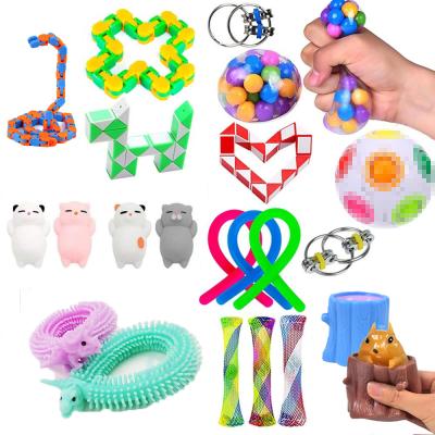 China Relieve stress 21 pack sensory pack kit fidgety person toy set box sensory box for sale