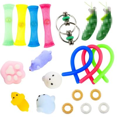 China Relieve stress 20 pieces fidgety person toys pack kit fidgety person toys sets pack fidgety person set box for sale