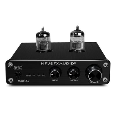 China FX-AUDIO Tube Preamp for Home Audio Replaceable NE5532 Tube and Electronic Tube Preamplifier OP 13 x 14 x 7.5cm Amp Buffer Chip Mini Hifi Stereo 6K4 for sale