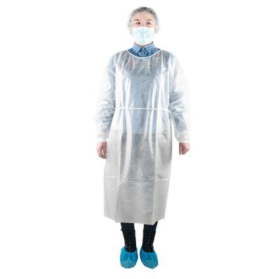 China Health Hubei Sanyang Xiantao Wuhan Wear Disposable PPE Medical Gown For Hospital Breathable Isolation Gowns for sale