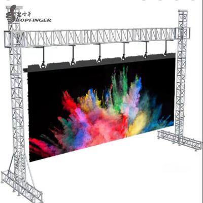 China Indoor Topfinger Truss Support HD 500*500mm / 500*1000mm P3.91 P2.97 P2.6 Full Color Led Screen Advertising Shows Led Screen for sale