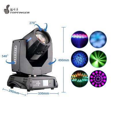 China Hot Selling Sharpy 230w 7r Moving Beam Light Topfinger 230W KTV BAR Wedding Stage Performance Moving Head DMX Beam Lights for sale