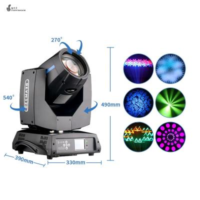 China 70 TFR Good Quality Disco Lights 330w 15r 8 Moving Beam Spot Light Guide Mini Party Led Light 8 for sale