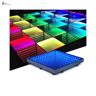 China TFR Indoor Good Quality Quickly Installed Convenient Wireless 3D Mirror Magnet LED Party Light Led Dance Floor for sale