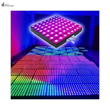 China TFR Wholesale Price Indoor Interactive Stage DJ Lighting Led Video Dance Floor With Starlit Effect Party Rental For Wedding Party Rental for sale