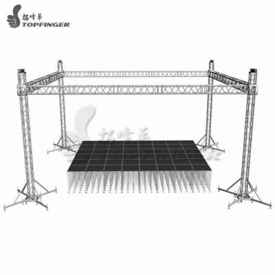 China Customizable Aluminum Stage Lights & Event Technology Trade Show Building Exhibit Frame Truss Structure for sale