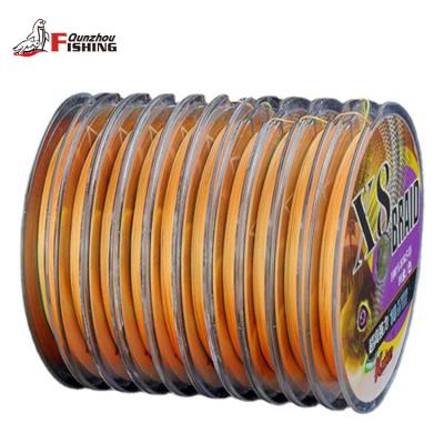 China Super Strength 1000M High Quality (100M x 10) 8 Spool Strands Multicolor PE Bound 100% Braided Fishing Line for sale