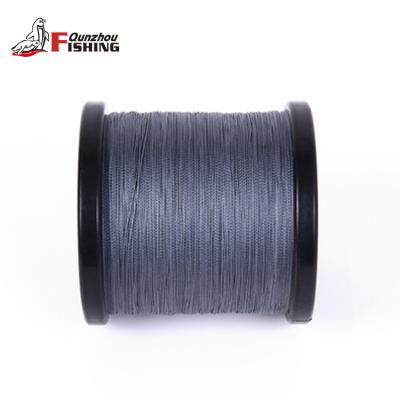 China New style high strength 1000m abrasion resistant 4 strand pe multifilament braided fishing line for sale