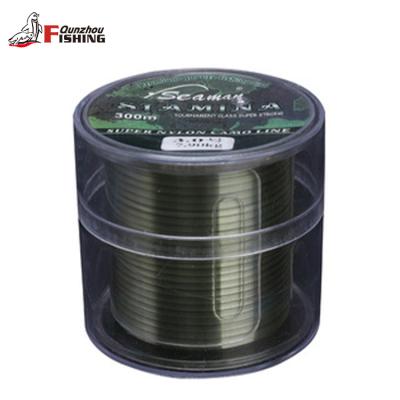 China Newest Low Diameter 300m Factory Price SEAMAN Super Strong Nylon Monofilament Fishing Line for sale