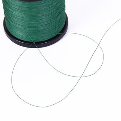 China Low diameter hot selling OEM backed 4 strand 1000M pe braided fishing line for sale