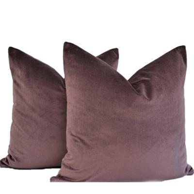 China Ordinary portable fashionable 45*45 square cushion velor car cushion outdoor pillowcase for sale