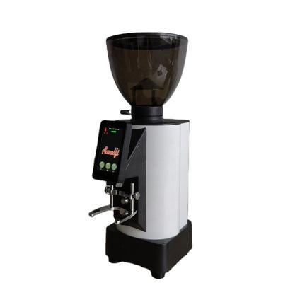 China Latest 2022 83 Burr Mill Espresso Electric Coffee Automatic Cleaning Grinder With OEM Logo for sale