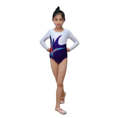 China Anti-Pilling Latest Sublimation Fashion Girls Printed Gymnastics Dancer Tights Custom Design for sale